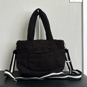 BumbleBella by Jill Martin Allover Sherpa Mid-Sized Tote